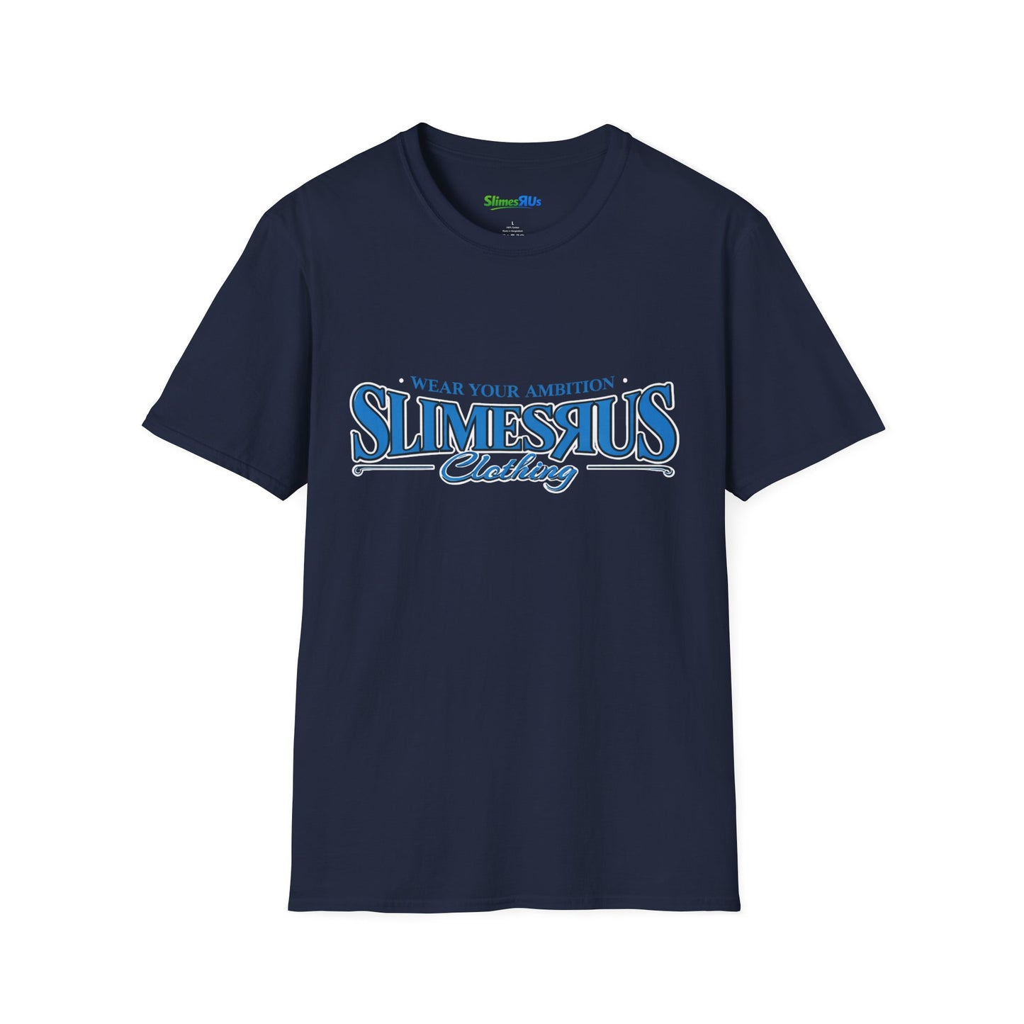 Slimesrus  Blue Unisex Softstyle T-Shirt