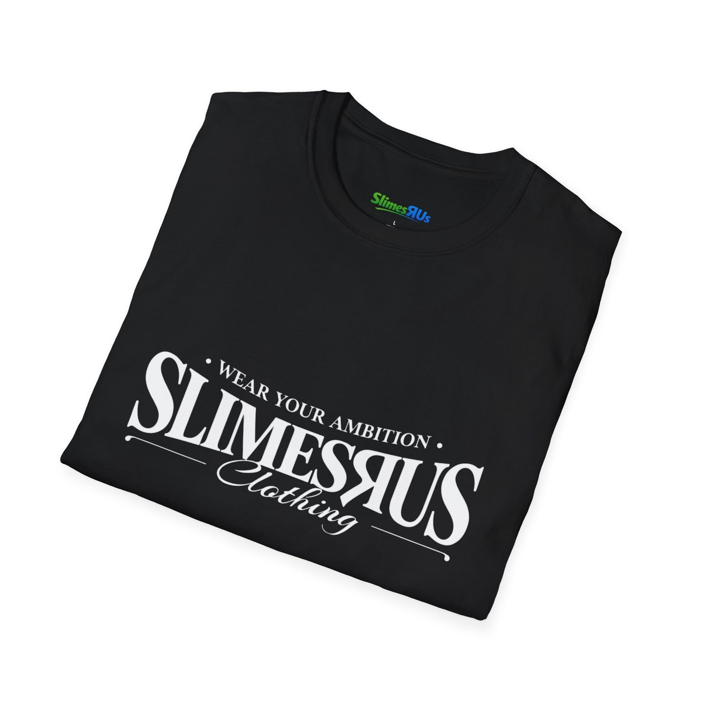 Snake Graphic T-Shirt — "Slimessrus Clothing" Logo Tee