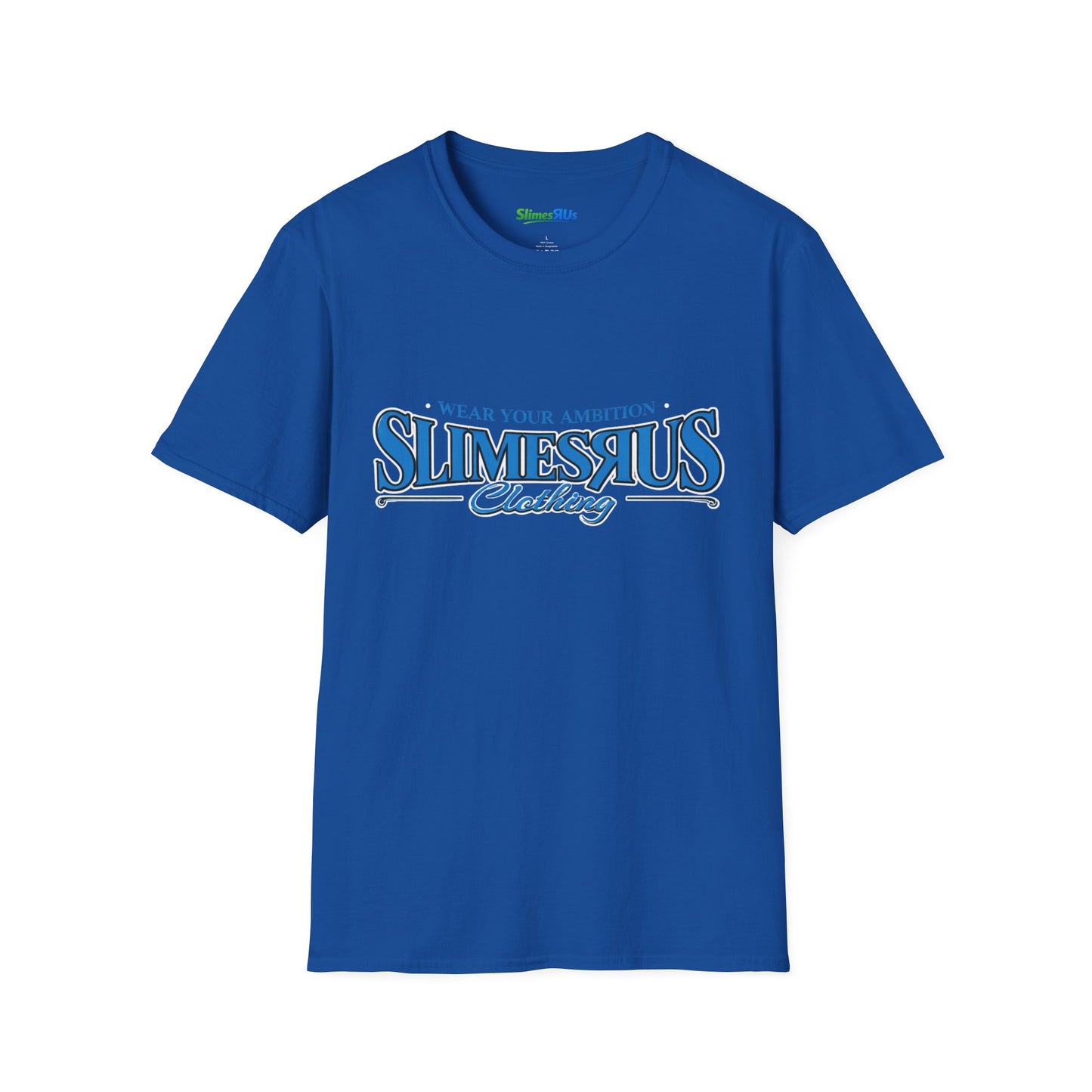 Slimesrus  Blue Unisex Softstyle T-Shirt