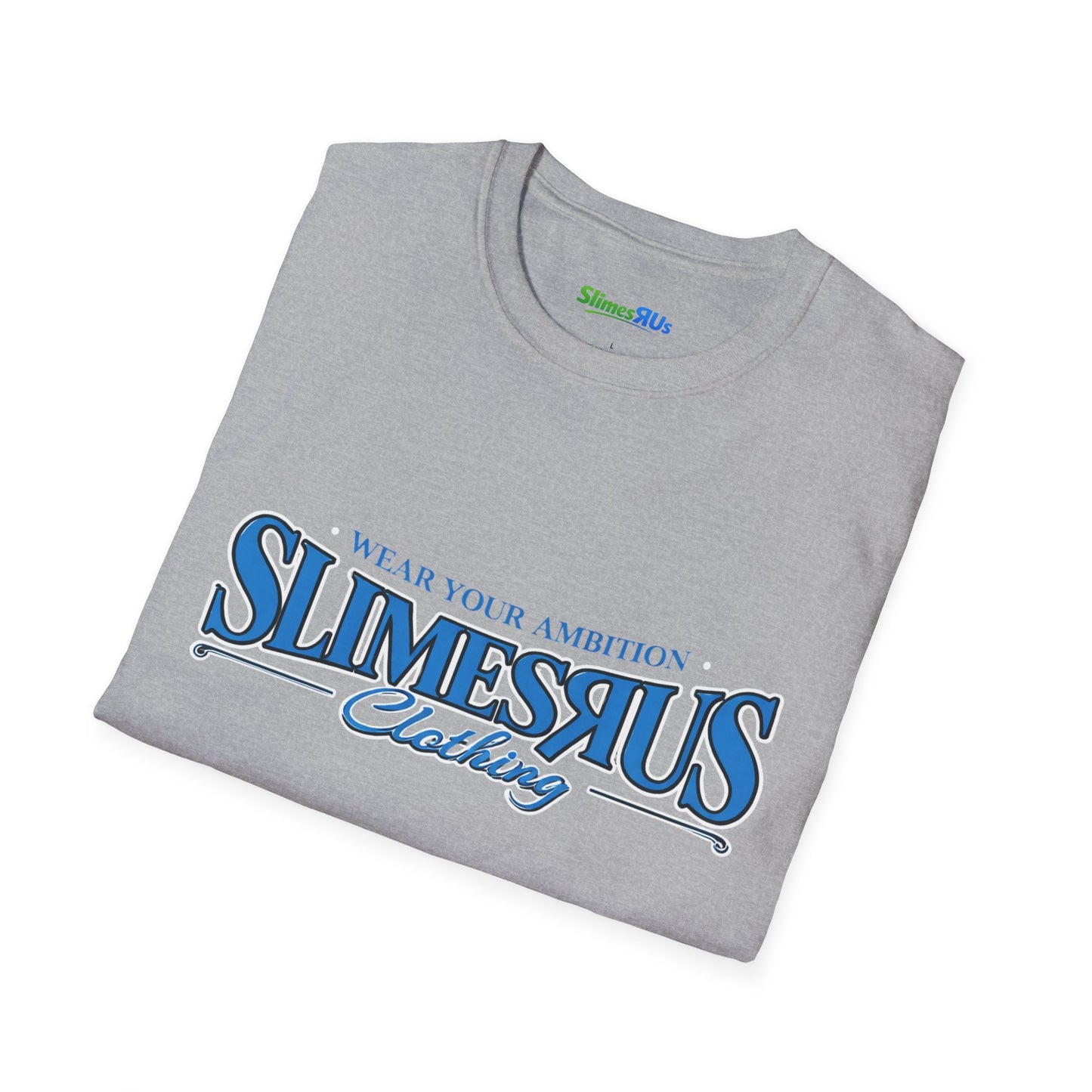 Slimesrus  Blue Unisex Softstyle T-Shirt