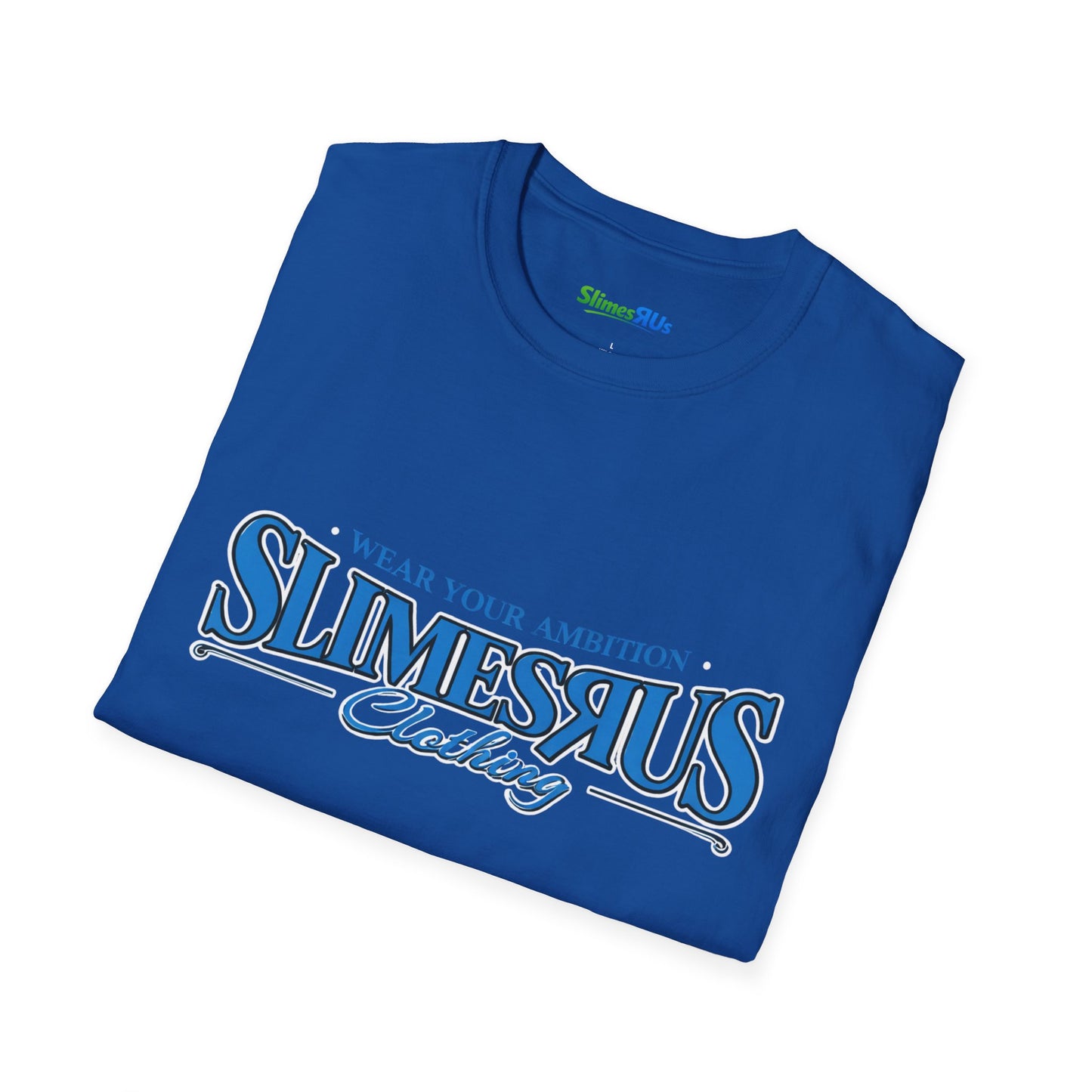 Slimesrus  Blue Unisex Softstyle T-Shirt