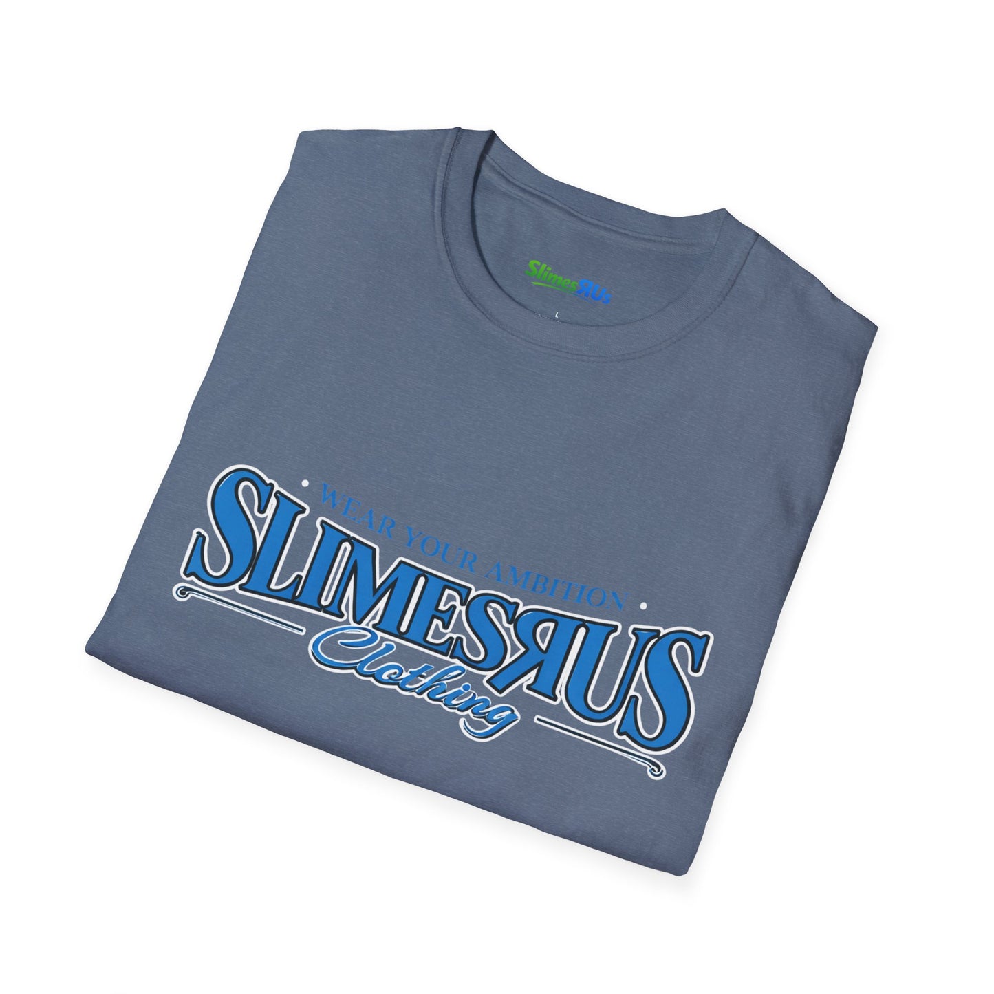 Slimesrus  Blue Unisex Softstyle T-Shirt