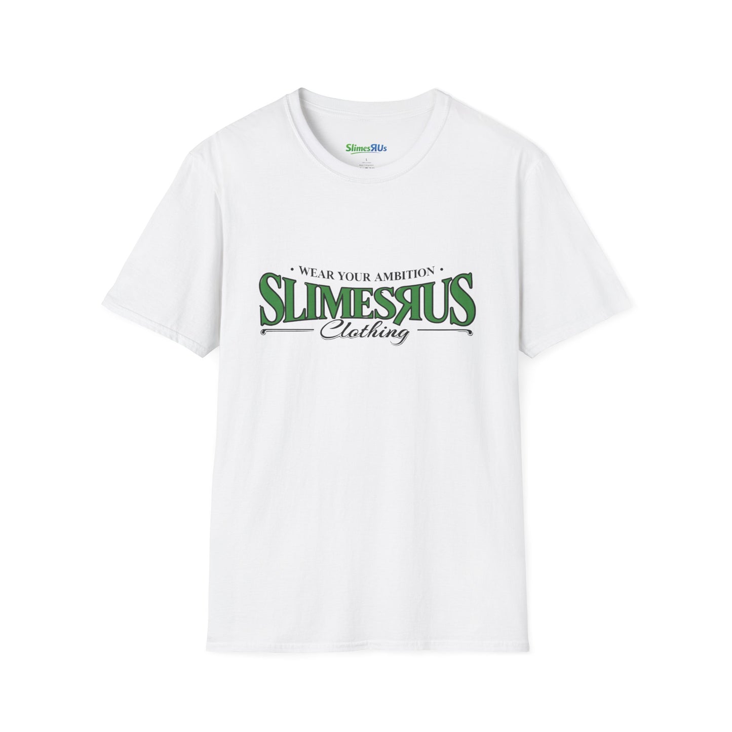 SlimesRUs Green T-Shirt — 'Wear Your Ambition' Green Vintage Brand Tee
