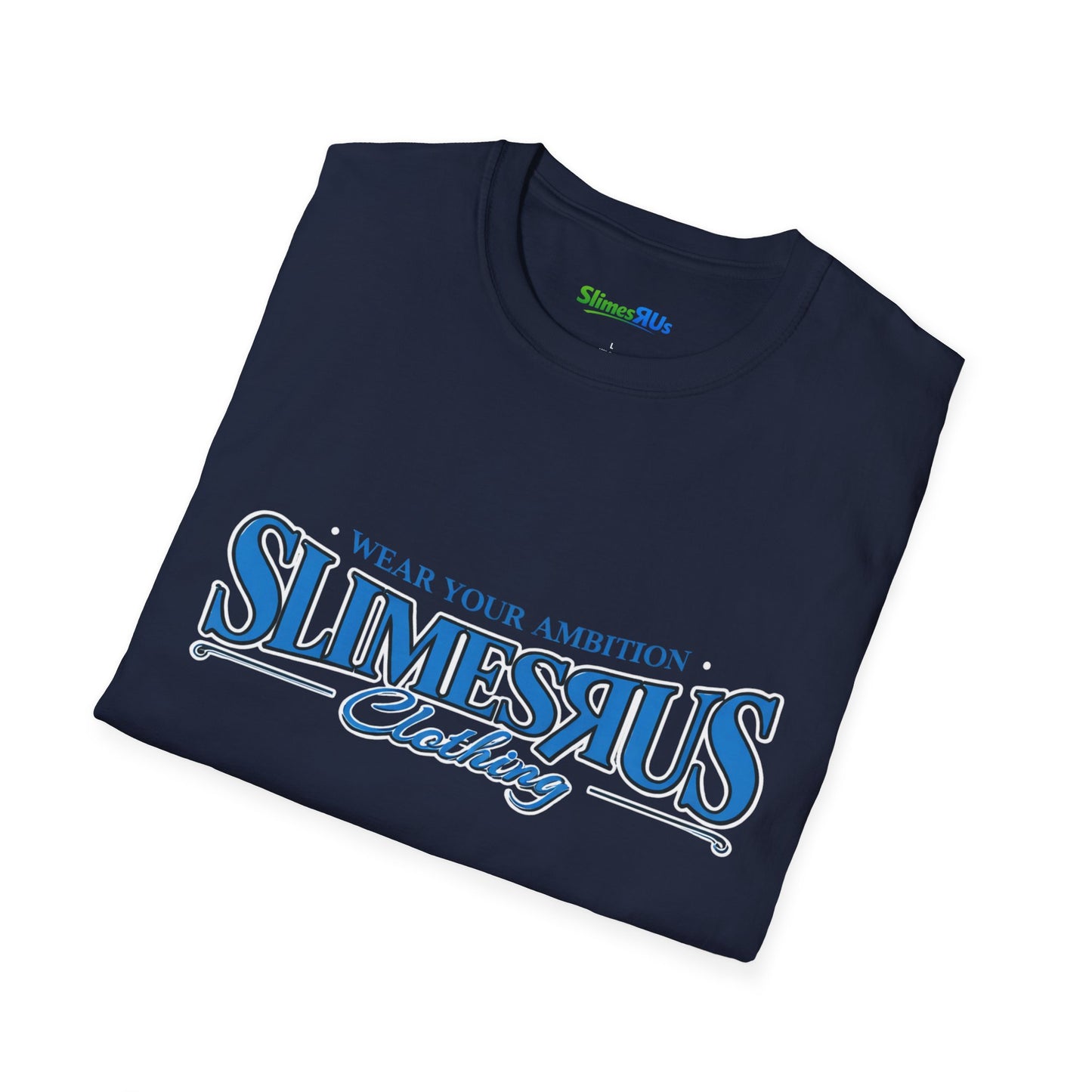 Slimesrus  Blue Unisex Softstyle T-Shirt