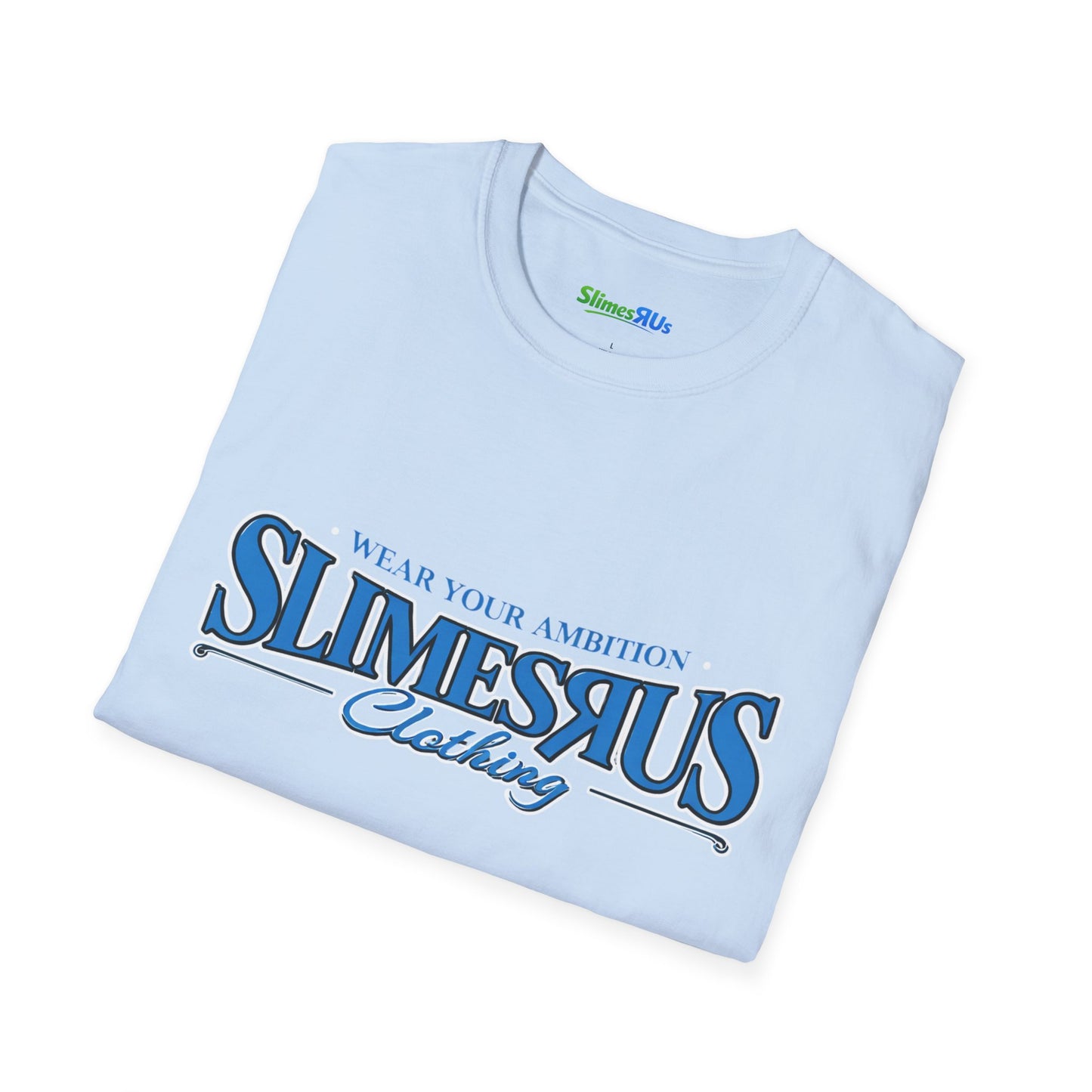 Slimesrus  Blue Unisex Softstyle T-Shirt