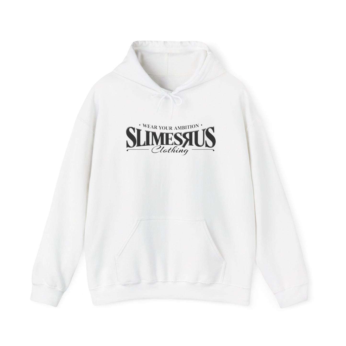 SLIMESUS Logo Hoodie — Minimal Vintage Script Pullover