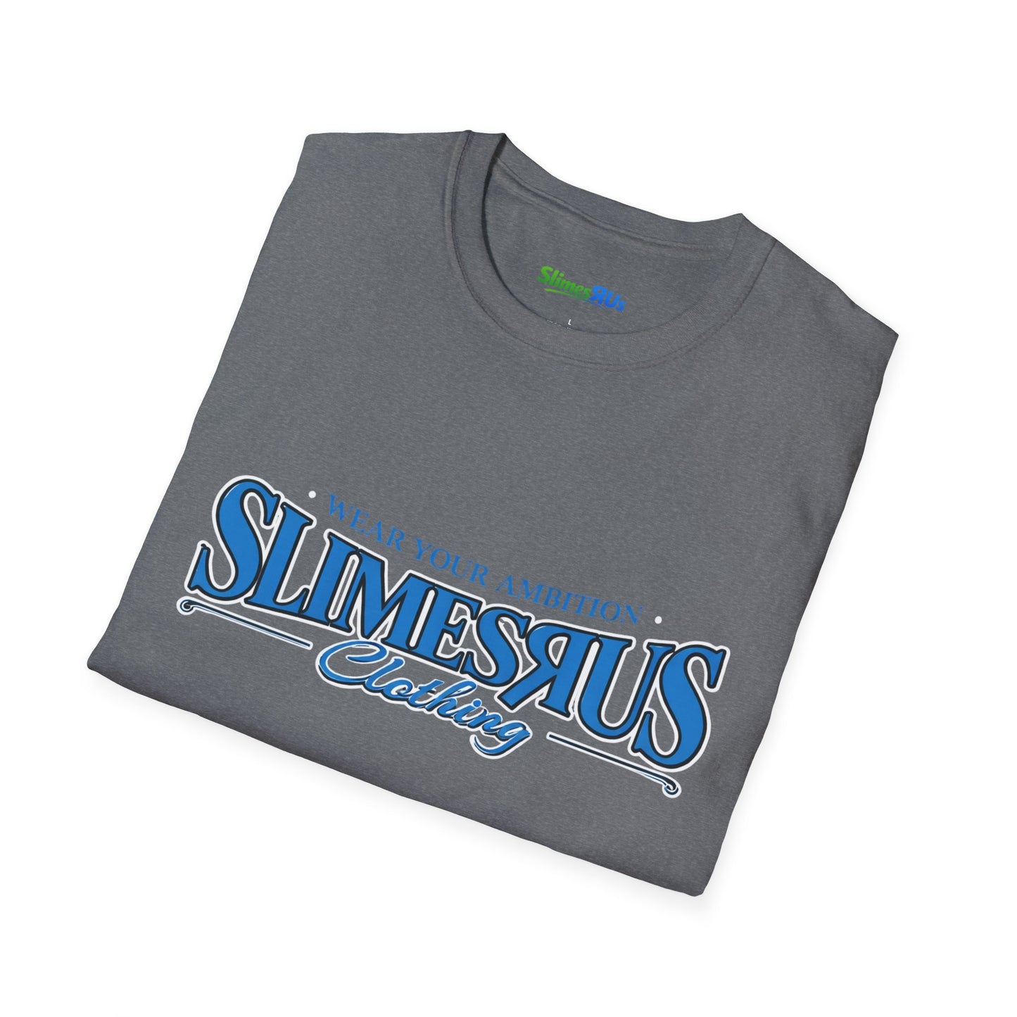 Slimesrus  Blue Unisex Softstyle T-Shirt