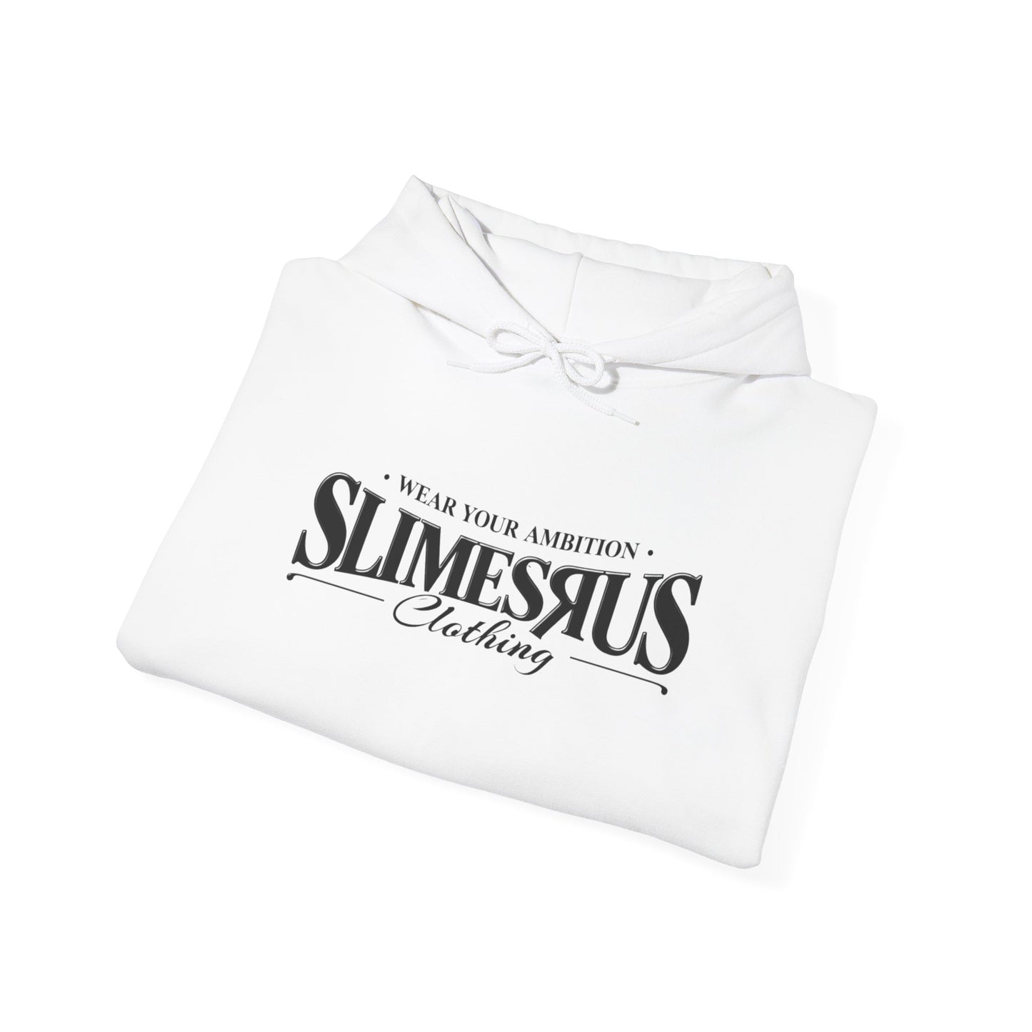SLIMESUS Logo Hoodie — Minimal Vintage Script Pullover