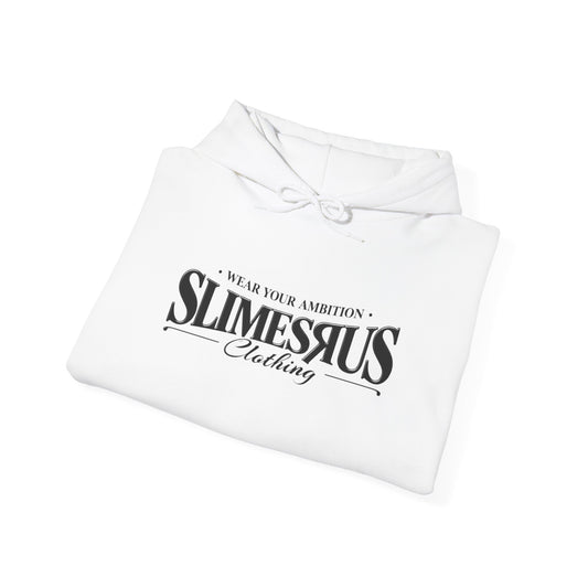 SLIMESUS Logo Hoodie — Minimal Vintage Script Pullover