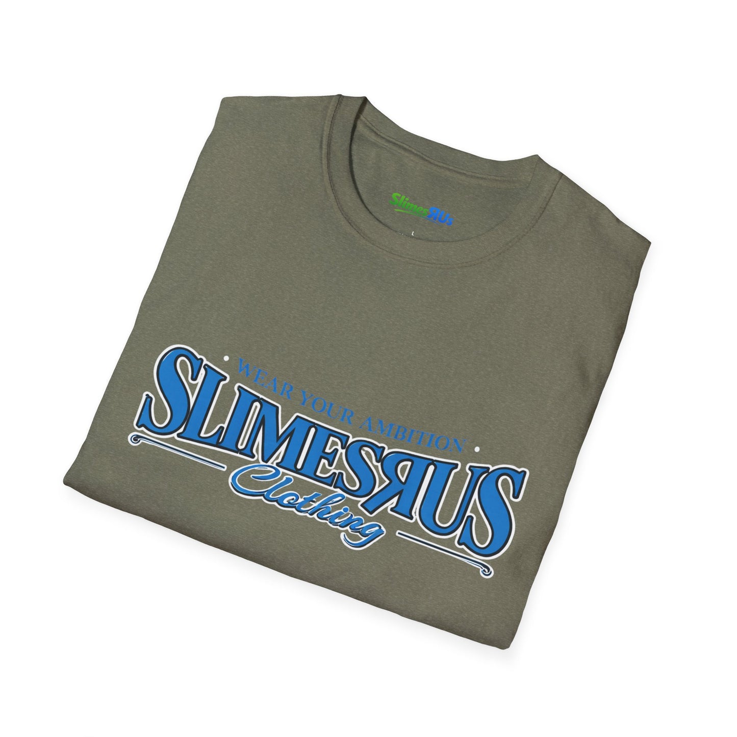 Slimesrus  Blue Unisex Softstyle T-Shirt