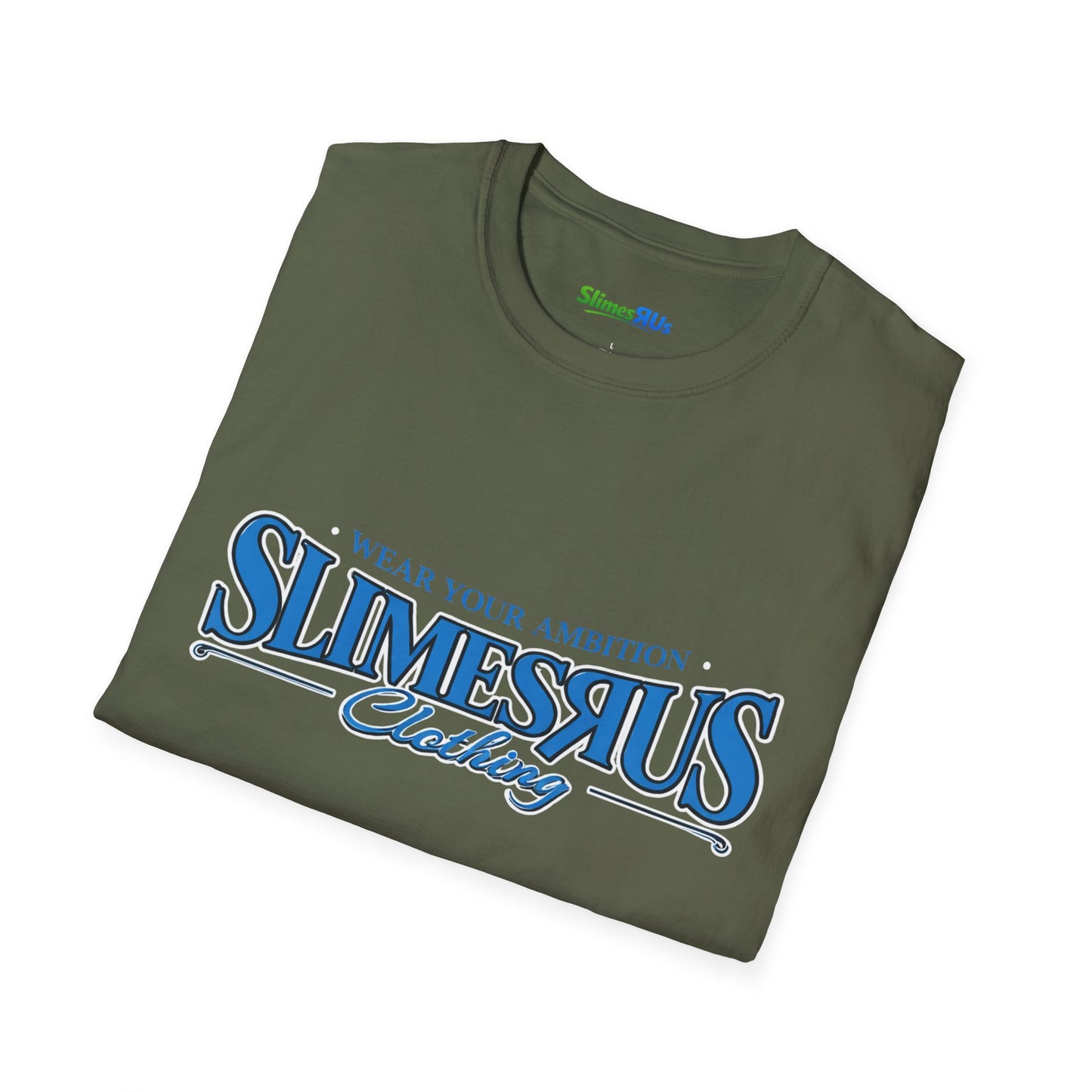Slimesrus  Blue Unisex Softstyle T-Shirt